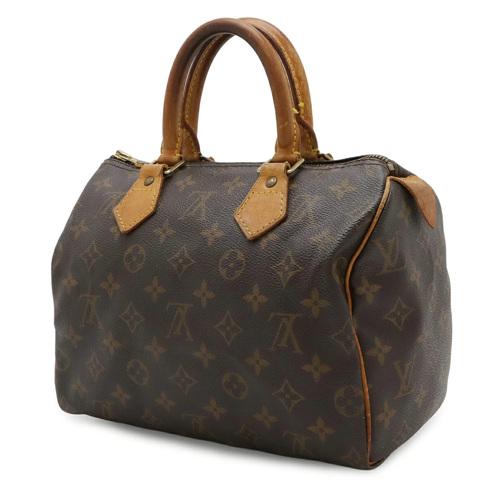 Louis Vuitton Boston brown Monogram Bag Handbag Speedy Brown